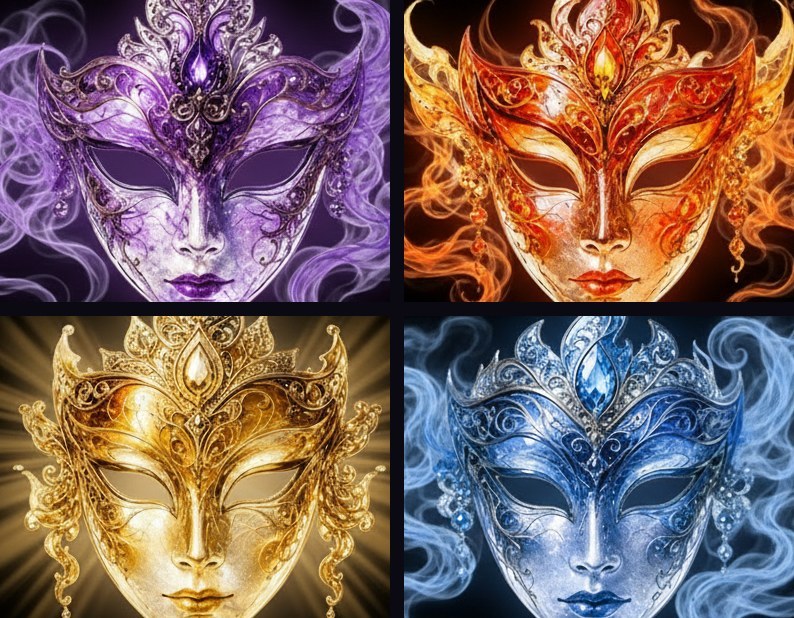 Emotion masks — how vices surface in faces